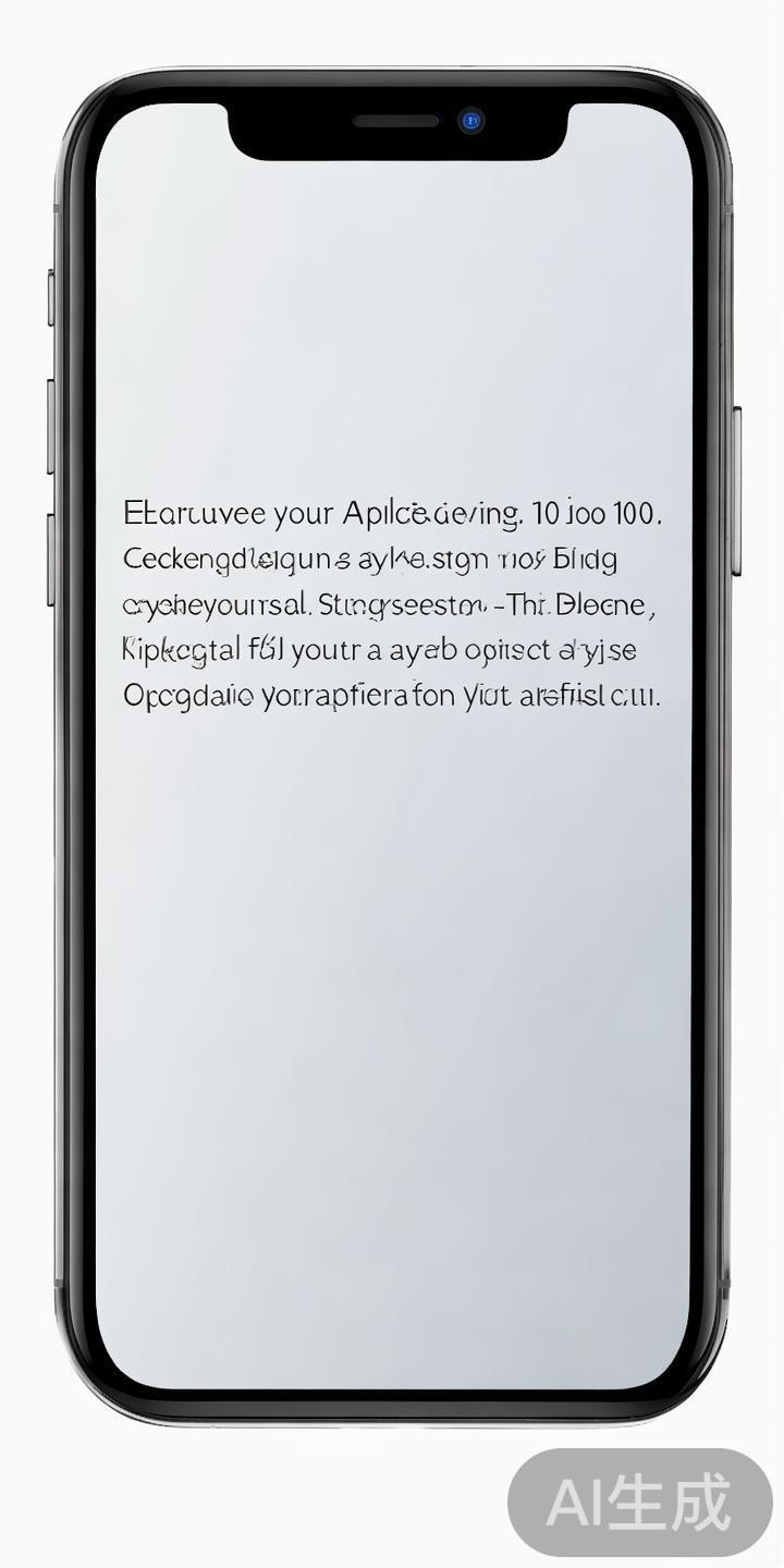 确保您的苹果设备运行在iOS10.0及以上版本。可