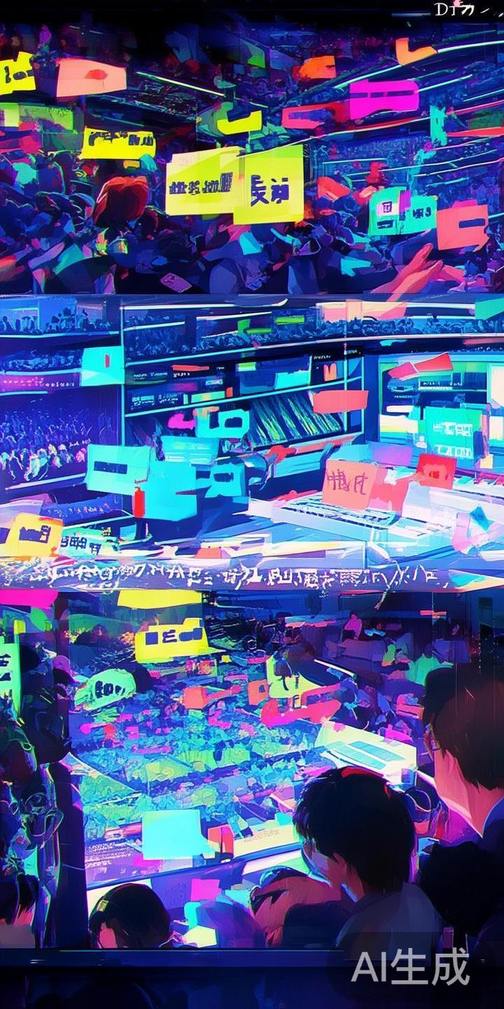 此外，平台还支持多角度切换、弹幕互动等功能，让观众